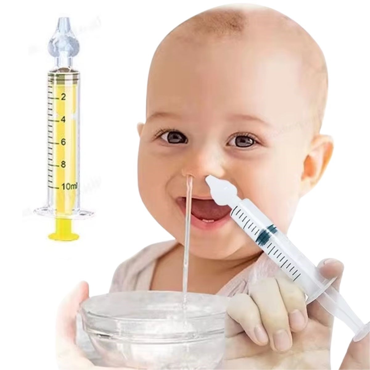 Burun açıcı Şırınga, Şırınga, Yeniden Kullanılabilir Manuel Burun Temizleyici 10ml Kapasiteli Burun Açıcı Şırınga